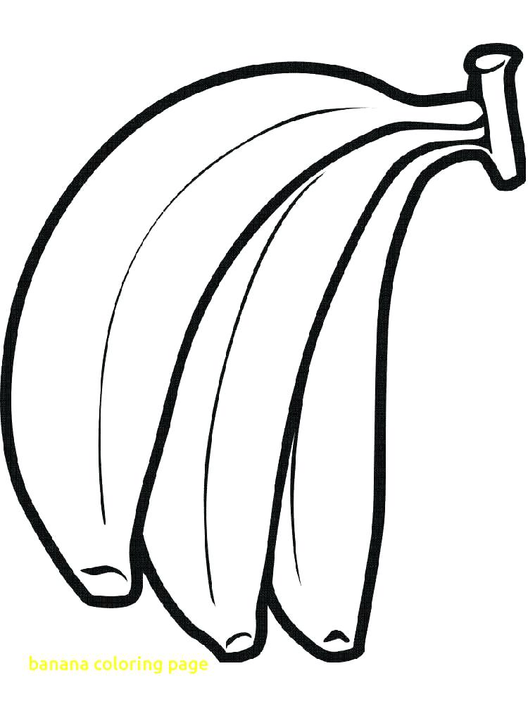750x1000 Good Banana Coloring Page Crayola Photo