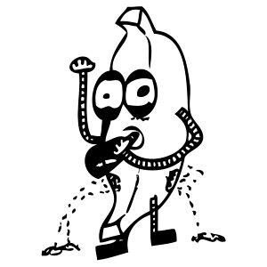 300x300 Banana Drawings Fine Art America