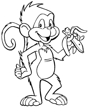 348x423 Banana Tail Monkeekee Tree