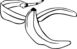 300x191 Banana Peel Clip Art
