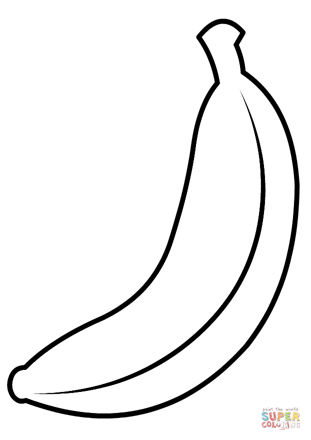 622x879 Banana Coloring Page Free Printable Coloring Pages