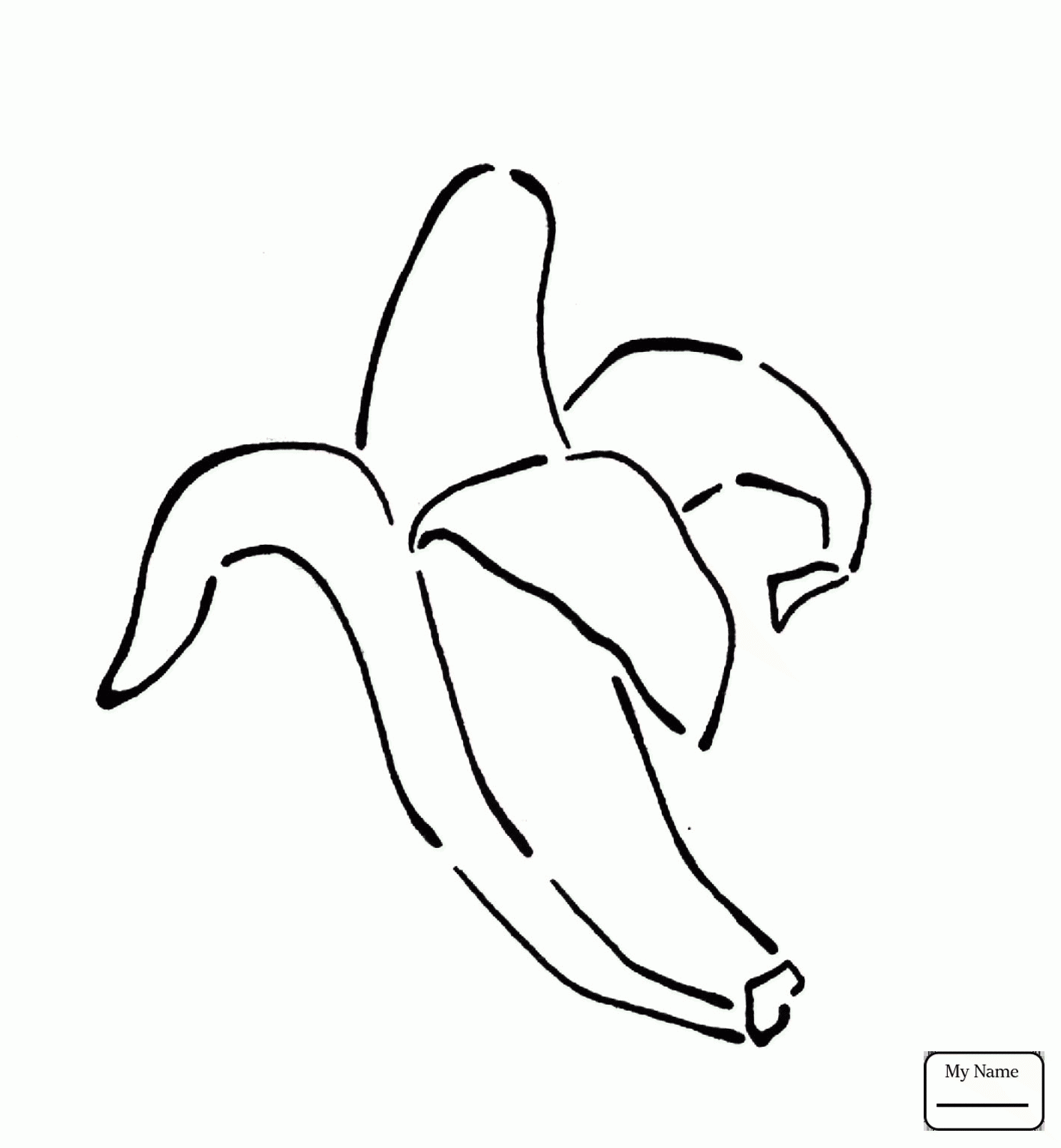 1414x1530 Coloring Pages Fruits Banana Pear Apple Cherry And Strawberry