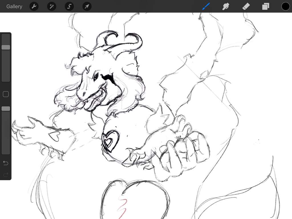 1024x768 The Angel Of Death Approaches. Undertale Asriel Drawing