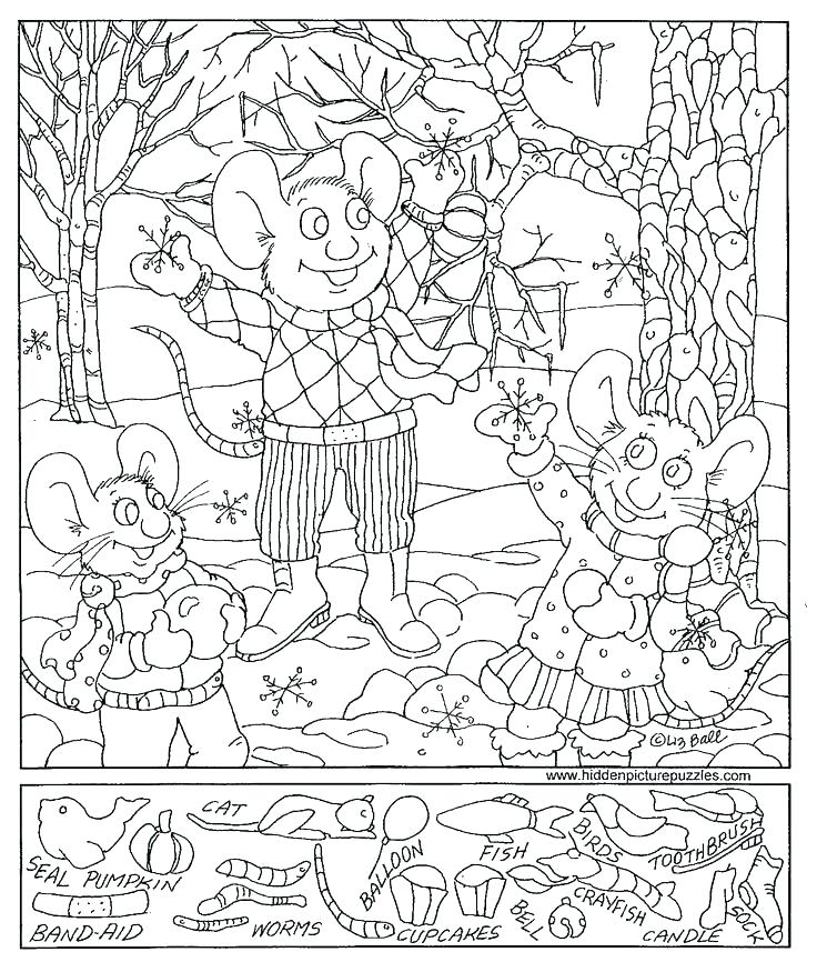 736x875 Hidden Pictures Coloring Pages Amazing Hidden Picture Coloring