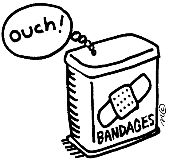550x521 Bandaids Clip Art