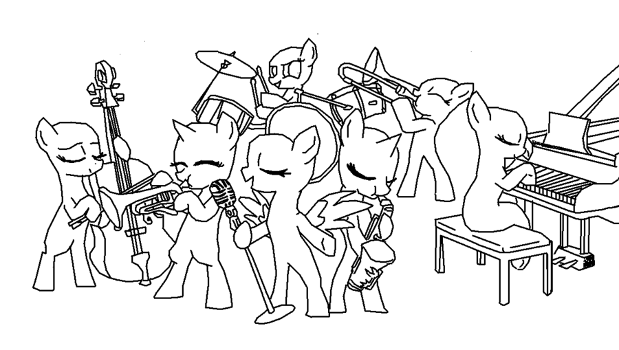 900x509 Mlp Band Base By Meowmew3