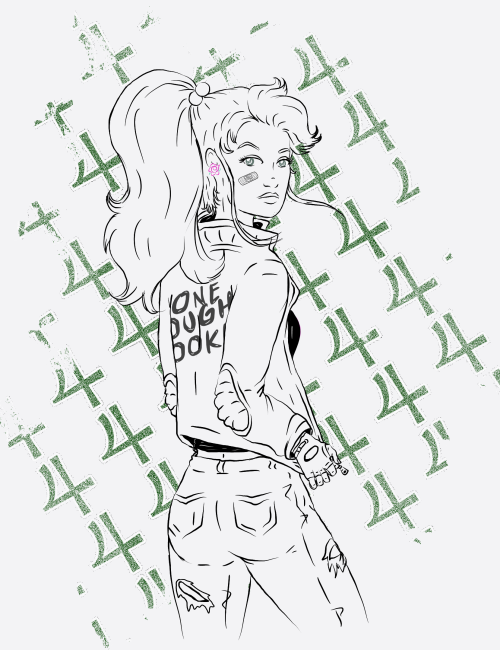 500x650 Bikerpunk Sailor Jupiter.i Redid The Original Sketch Using