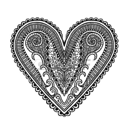 450x450 Hand Drawn Heart, Illustration Design Element Royalty Free