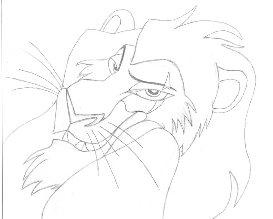 900x722 The Lion King Scar By Bandana Nana