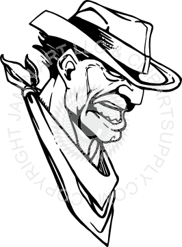 266x361 With Bandana Tied In Back