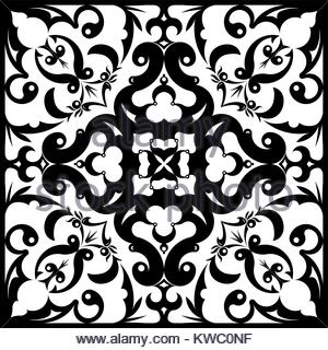 300x320 Paisley Seamless Vector Pattern Kaleidoscope. Ethnic Floral Motif