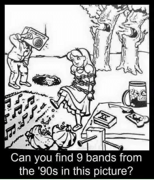 500x605 Can You Find 9 Bands