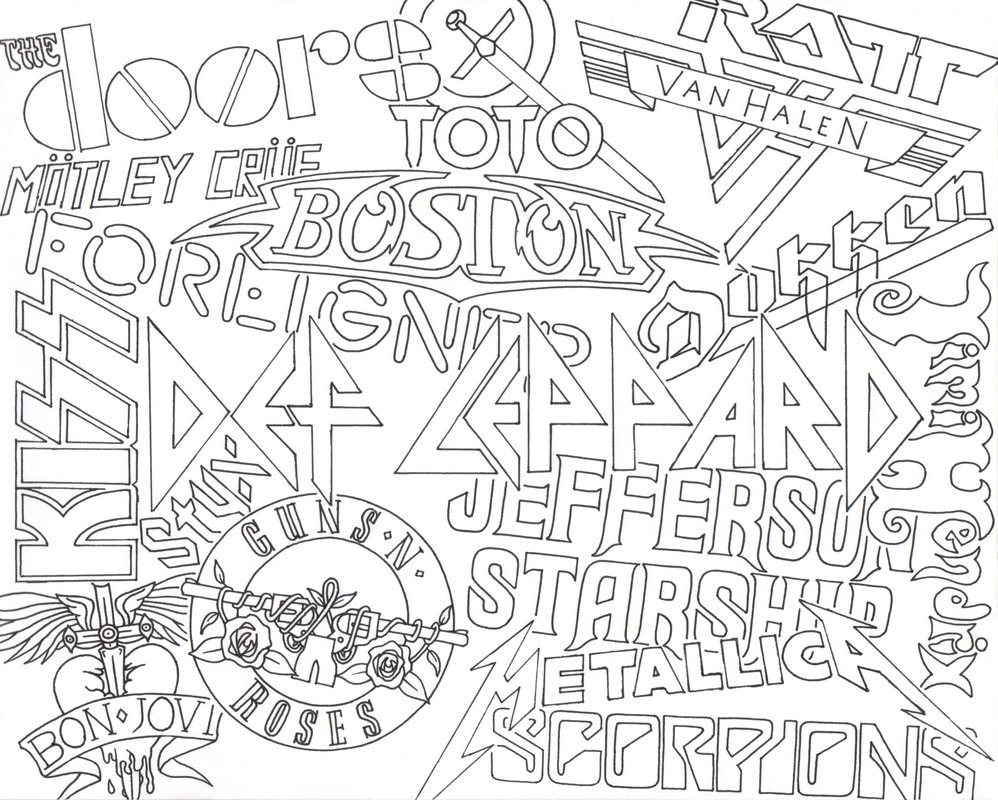 Bands Drawing at GetDrawings | Free download