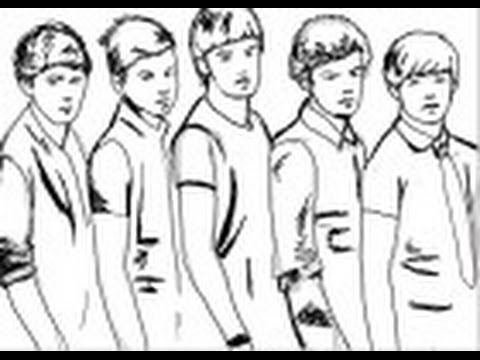 480x360 How To Draw The Boy Band One Direction