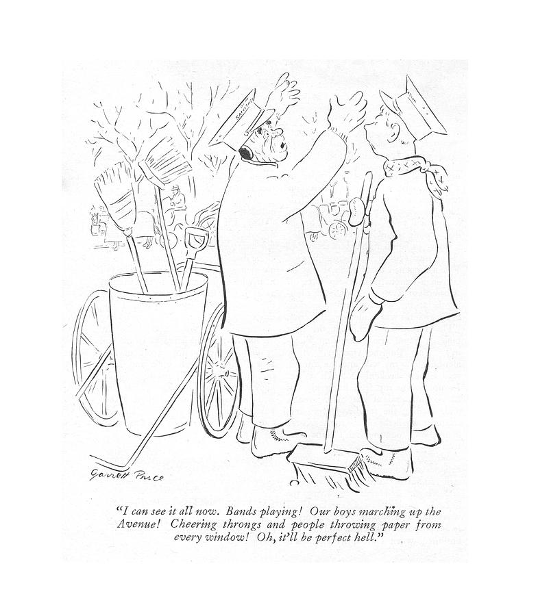 785x900 I Can See It All Now. Bands Playing! Our Boys Drawing By Garrett Price