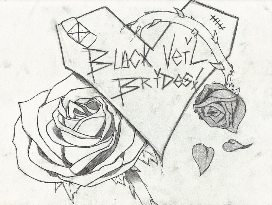 900x679 Black Veil Brides Drawings Black Veil Brides Design By