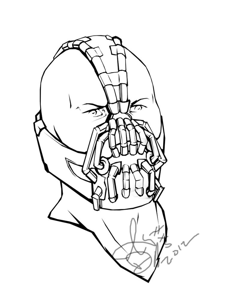 795x1004 Bane Coloring Book Page By Lexophile42
