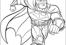 220x150 Batman Coloring Page