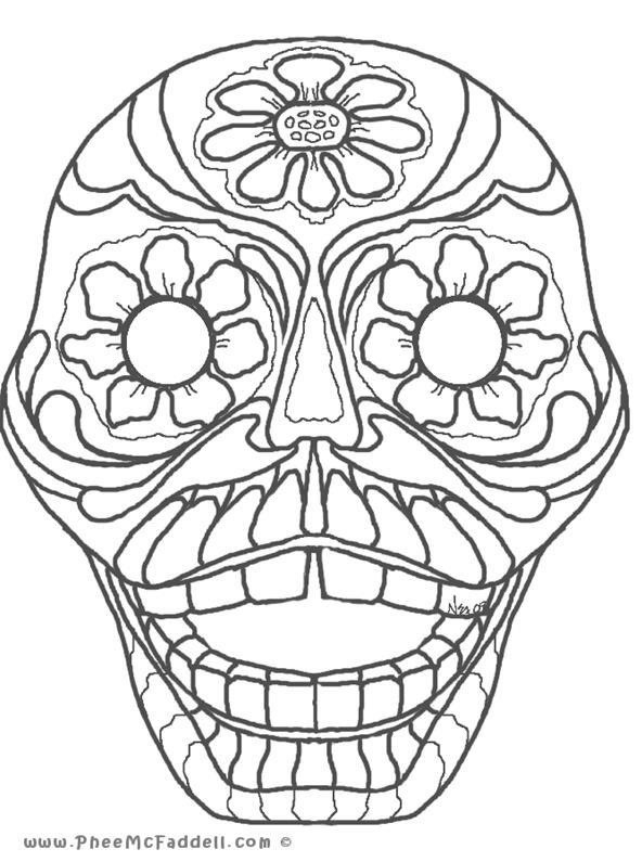 592x795 Last Minute Halloween Quickie Free Printable Masks