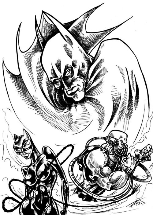 500x700 Tom Hardy Bane Art Fine Art America