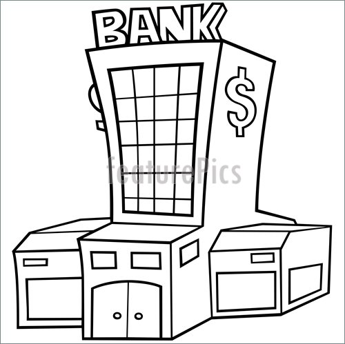 500x499 Bank Stock Illustration I2769888