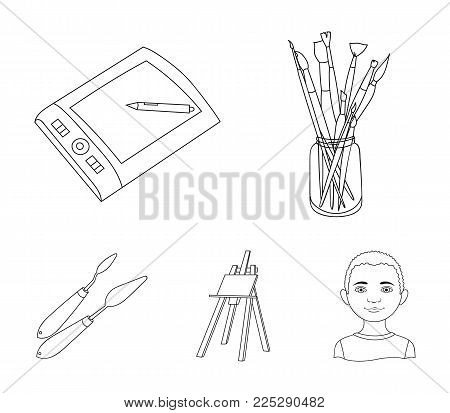 450x413 Bank Brushes, Drawing Board, Easel Vector Amp Photo Bigstock