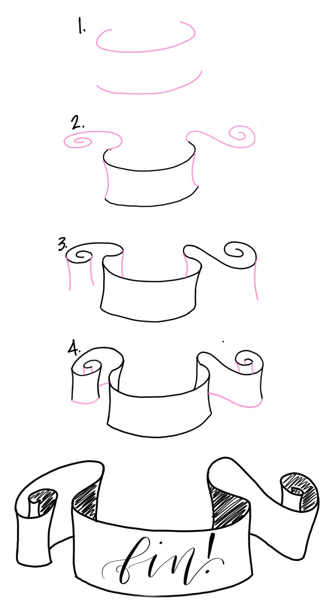 1100x2048 6 Step By Step Banners The Pigeon Letters Lettering, Drawing