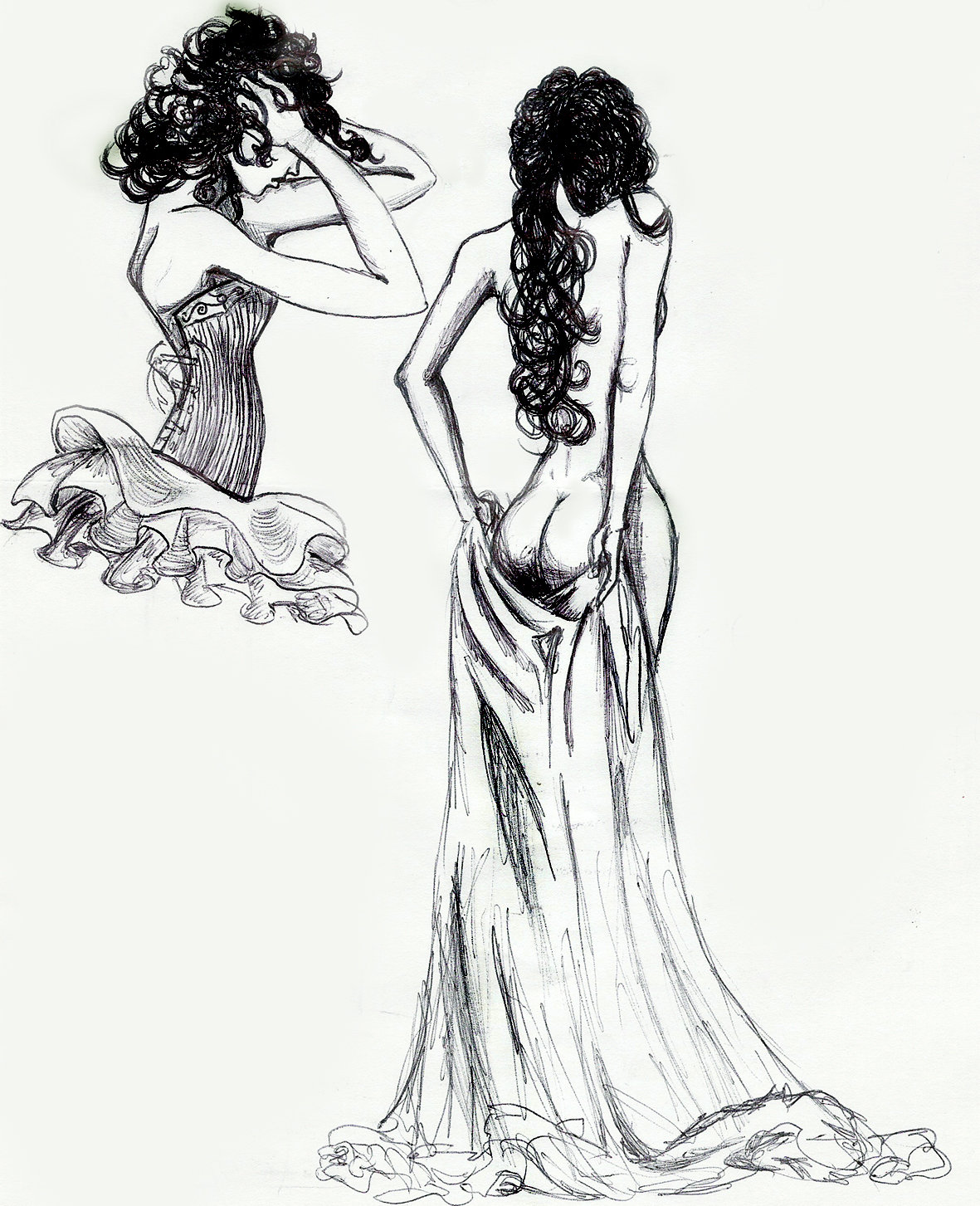 1181x1453 Victorian Lady By Screaming Banshee