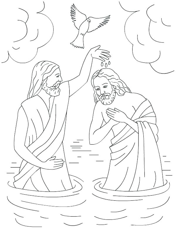 Baptism Drawing at GetDrawings | Free download