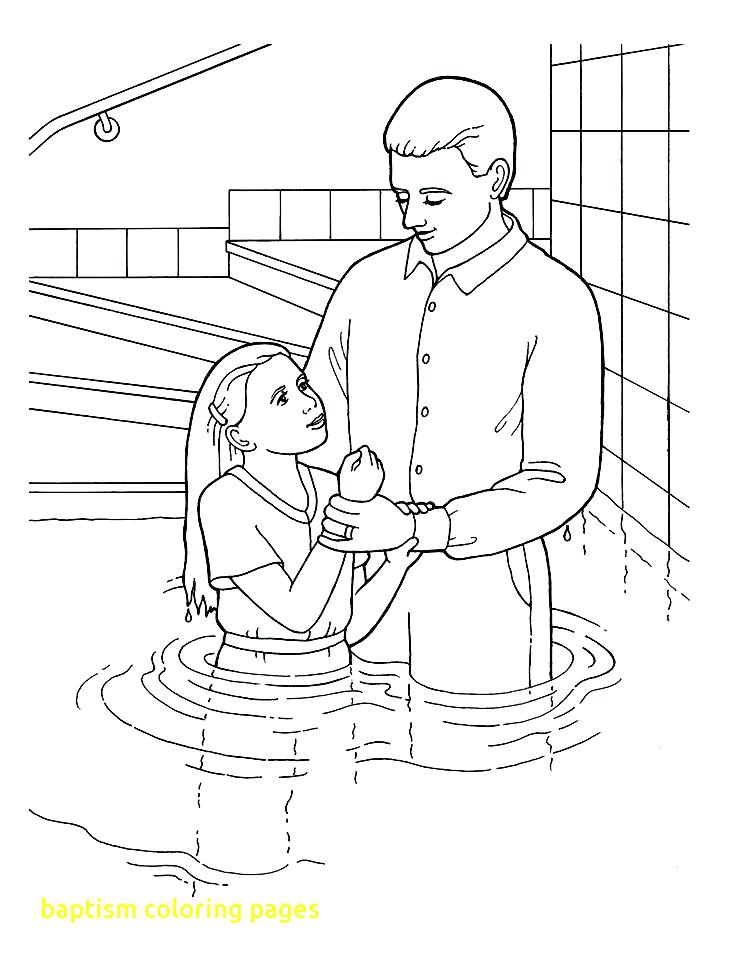 736x966 Superior Baptism Coloring Pages Convobox Co