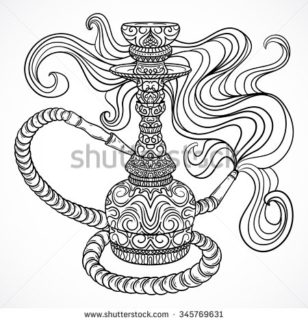 450x470 Hookah Sketch