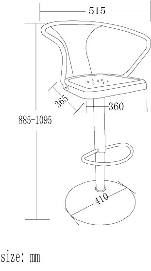 311x556 Nspire Adjustable Height Swivel Bar Stool Amp Reviews Wayfair