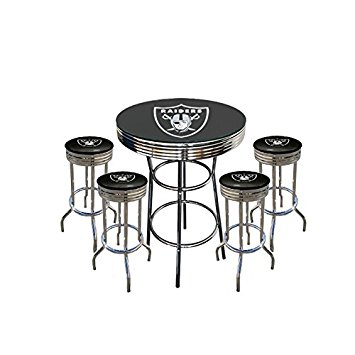 355x355 Black Pubar Table With A Glass Top And 4 29