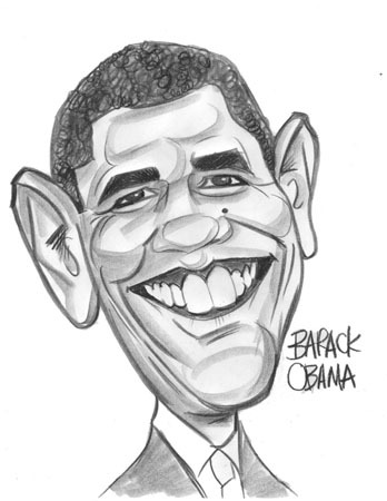 348x450 Image Detail For Barack Obama Caricature