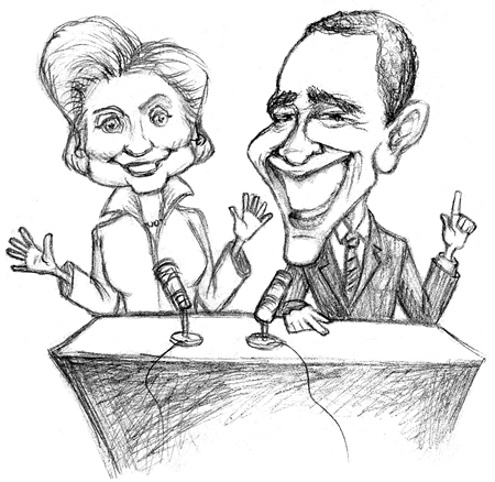 450x438 Barack Obama Sketched Out