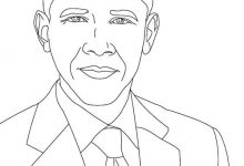 220x150 Barack Obama Coloring Pages