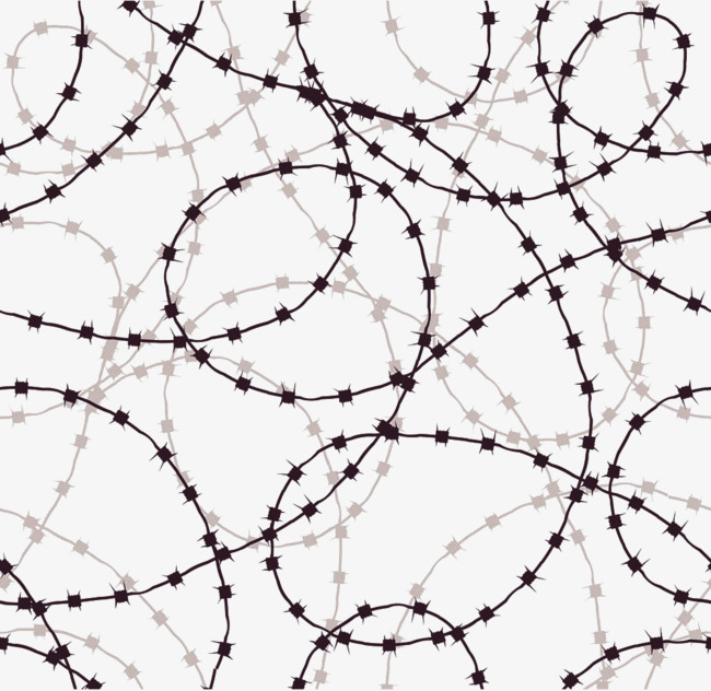 650x632 Barbed Wire Vertical And Horizontal Shading Vector, Shading