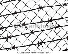 Barbed Wire Fence Drawing at GetDrawings | Free download