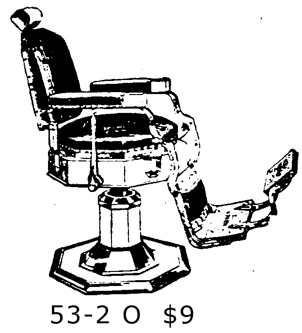623x687 Barber Chair 2 X 2 Casey Rubber Stamps