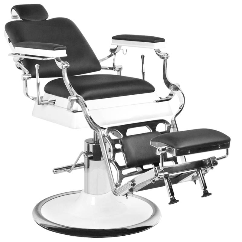 800x800 Gabbiano Barber Chair Old King Black