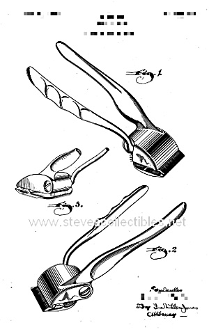 300x477 Patent Art 1940s Hair Clippers