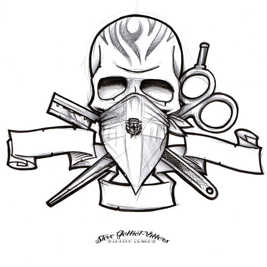 894x894 Dominican Barber Logo Sketch By Stevegolliotvillers