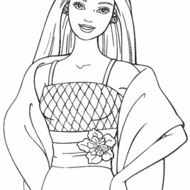 268x268 Coloring Pages Barbie Doll Kids Drawing And Coloring Pages