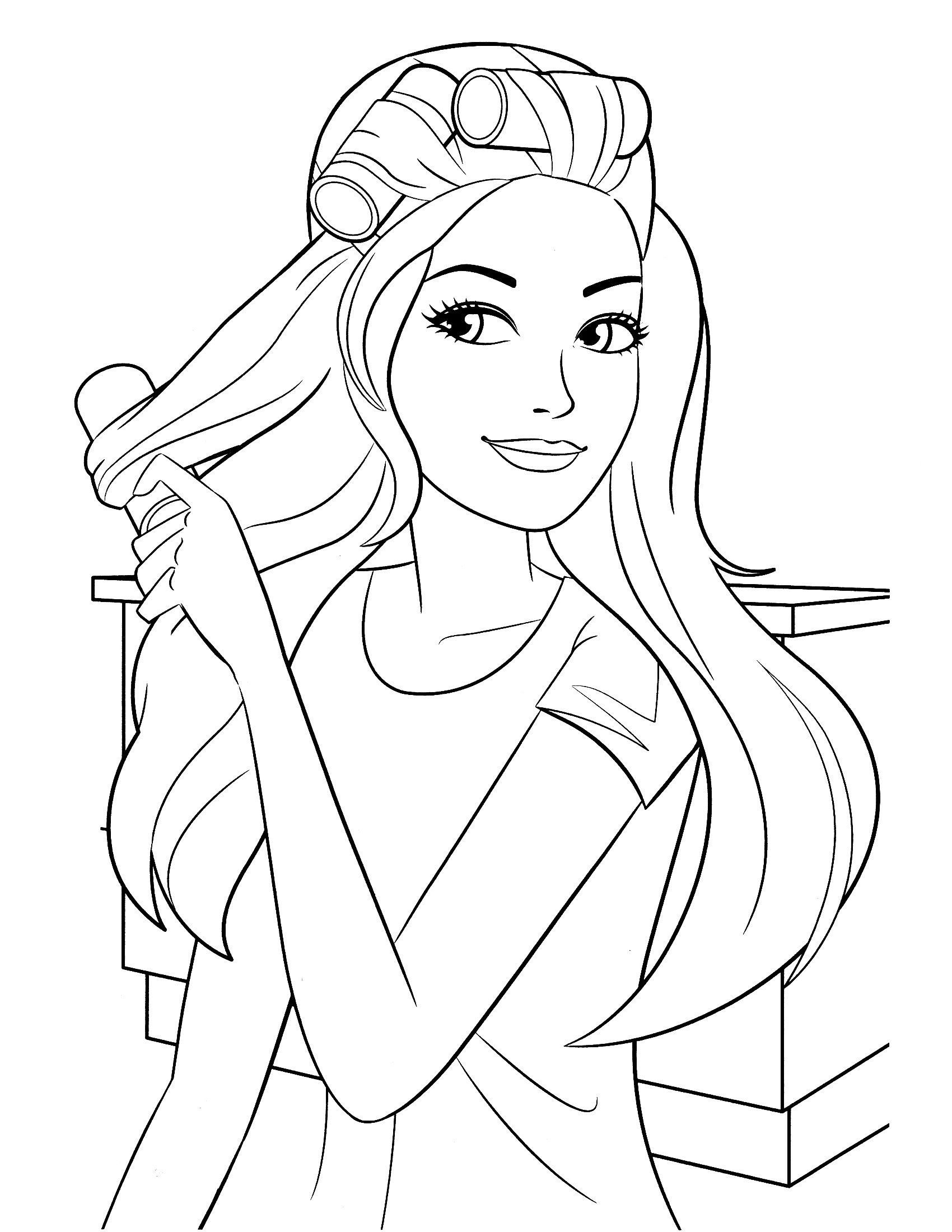 1700x2200 Photos Barbie Doll Sketch,