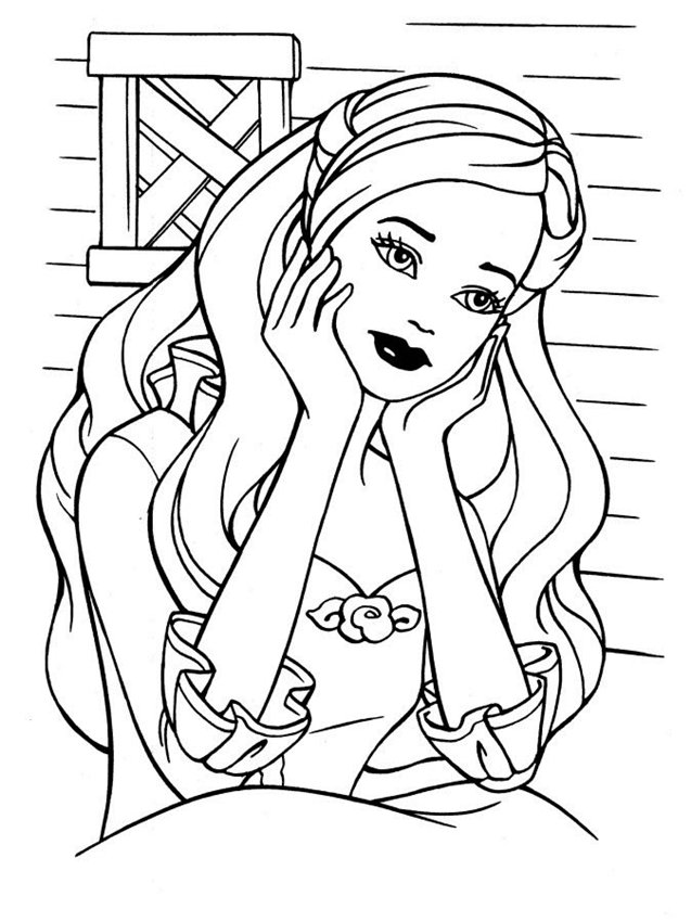 637x850 Printable Barbie Coloring Pages Coloring Pages Of Castles Barbie