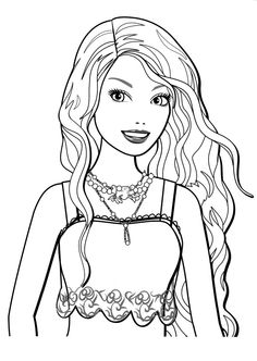236x332 With Barbie Coloring Pages Online, Your Little Girls Choose