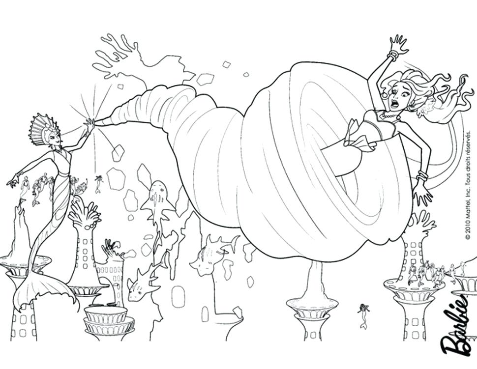 970x751 Barbie Mermaid Coloring Page Barbie Mermaids Coloring Pages