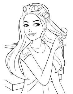 236x305 With Barbie Coloring Pages Online, Your Little Girls Choose