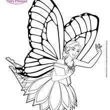 220x220 Barbie Coloring Pages