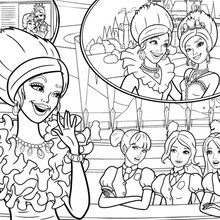 220x220 Barbie The Princess Charm School Coloring Pages